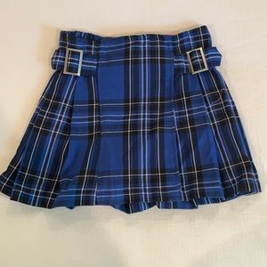 Justice NWT Plaid Skort